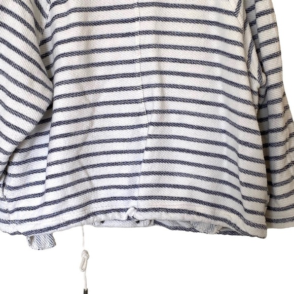 Anthropologie Dolan Left Coast Nautical Stripe Snap Button Knit Jacket, Size Med - Picture 10 of 15